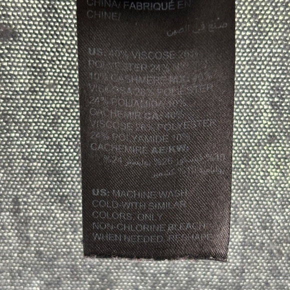 White House Black Market Women's Gray Shawl Collar Open Front Cardigan Size S - Picture 7 of 9